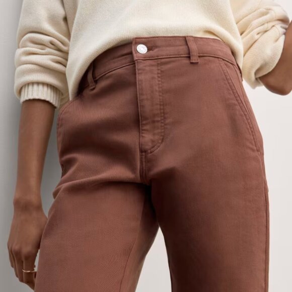 Everlane Brown Straigh Leg Jeans/Pants - Picture 5 of 9